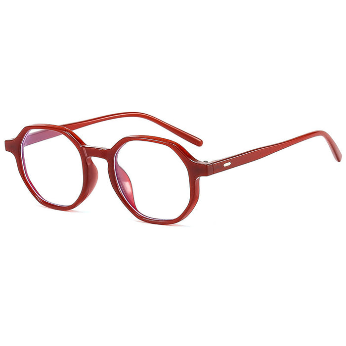 Custom Logo Plastic Optical Glasses Polygon Eyeglasses Frames For Men And Women