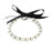 Striped Fashion Pearl Necklace Pet Collar