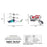 Induction Luminous Transparent Gesture Suspension Helicopter