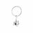 Stainless steel necklace keychain
