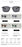 Pure Titanium Square Frame Double Beam Fashion Myopia Glasses For Men